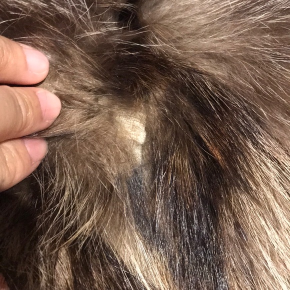 Paul Magder Cape Fur Beaver Long Hair Collar long - Picture 7 of 7